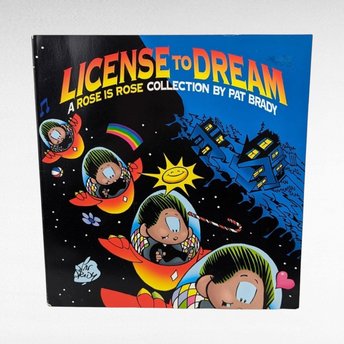 Vintage License to Dream A Rose is Rose Collection by Pat Brady Book.