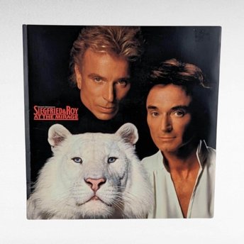 Vintage Siegfried & Roy Mirage Souvenir Program Book, 1990s Magic Show Memorabilia, Las Vegas Souvenir, Gift for Magician