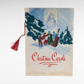 Vintage Christmas Carols Music Book, Hall and McCreary, Collectible Holiday Sheet Music, Gift for Musicians, Nostalgic Christmas Decor