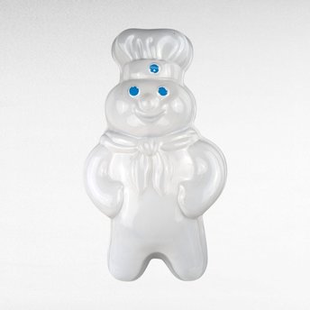 Vintage Pillsbury Dough Boy Cake Pan, 15 Inch Collectible Baking Mold