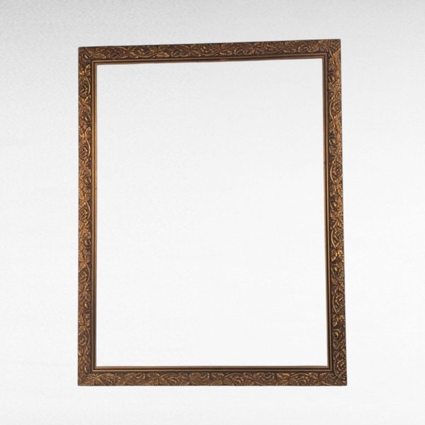 Vintage Wooden Picture Frame, Gold Accent Frame, 16x12 Frame, Photo Display, Wall Decor, Gift for Home, Vintage Photo Frame