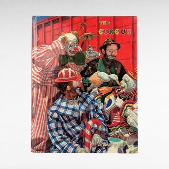 1961 Ideals The Circus Children's Book, Vintage Hardcover, Van B Hooper, Collectible Kids Book, Circus Theme Decor, Gift for Child