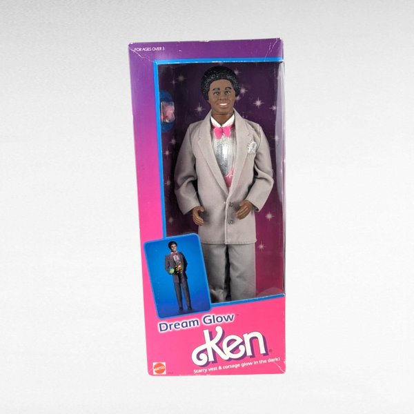 1985 Barbie Dream Glow Ken Doll.