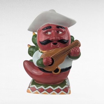2003 Clay Art Cha Cha Chili Pepper Cookie Jar. 