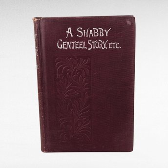 Antique Shabby Genteel Story & Other Tales, Thackeray Hardcover, Victorian Literature, Collectible Book, Gift for Reader