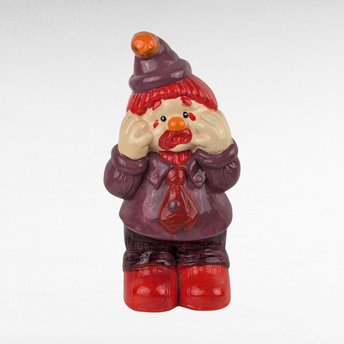 Vintage 1989 Artmark Sad Clown Ceramic Figurine, Collectible Clown Figure, Gift for Clown Collector, 9", Circus Theme