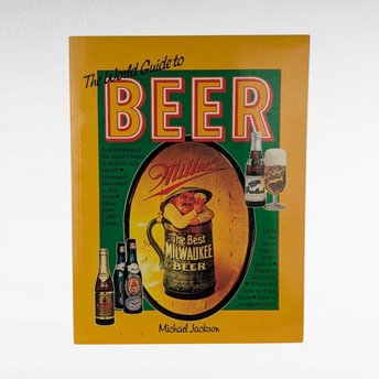 1977 World Guide to Beer by Michael Jackson, Vintage Beer Book, Craft Beer History, Gift for Beer Lover, Collectible Book