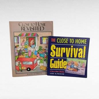 Close to Home Comic Book Pair by John McPherson. Includes: Close to Home Revisted and Survival Guide