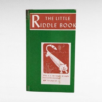 1954 The Little Riddle Book, Illustrated by Henry R. Martin, Vintage Children's Book, Fun Riddles, Gift for Riddle Lovers, Collector's Item