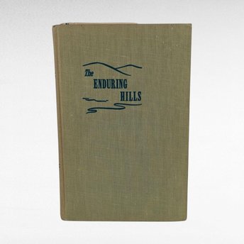 The Enduring Hills by Janice Holt Giles, Vintage Hardcover Book, Appalachian Literature, Gift for Book Lovers, Collectors