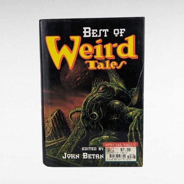 1995 Best of Weird Tales, John Betancourt, Hardcover, Horror Fiction Anthology, Vintage Pulp Fiction, Gift for Horror Fans, Collectible Book