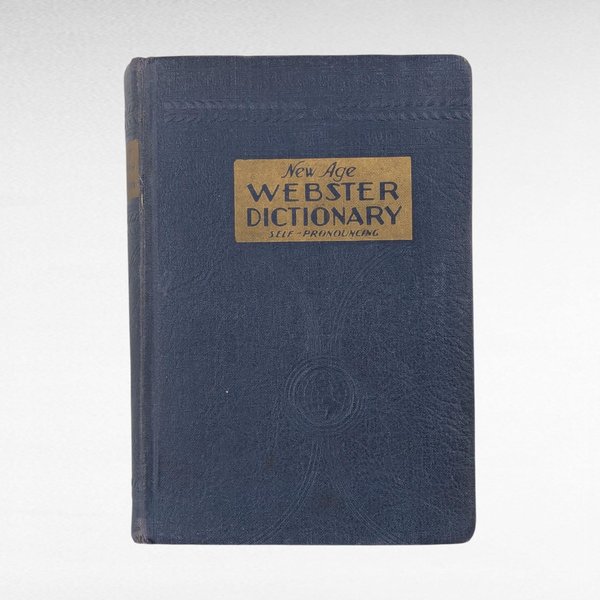 1936 New Age Webster Dictionary, Vintage Dictionary, Antique Book, Reference Book, Gift for Book Lovers, History Buffs, Word Enthusiasts