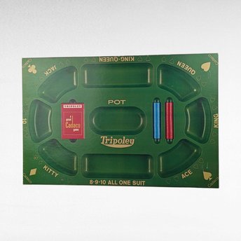 1960 Cadaco Tripoley Game, Complete Vintage Card Game, Family Game Night, Gift for Game Collectors