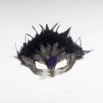 Vintage Applause Feather Half Mask.