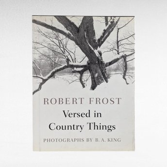 1996 Robert Frost Poetry Book, Versed in Country Things Hardcover, B.A. King Photographs, Nature Poetry Gift