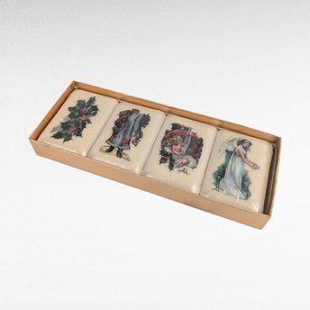 Sealed Vintage Christmas Soap Set - Forever Images 4 Piece Holiday Bath Gift