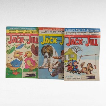1965 Jack and Jill Magazines Trio, January, April & June Issues, Vintage Children's Magazine, Collectible Kids Literature