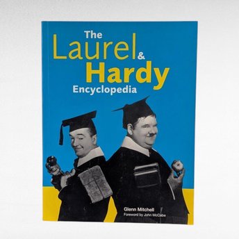Vintage Laurel and Hardy Encyclopedia, Glenn Mitchell, Softcover Book, Comedy History, Film Memorabilia, Classic Cinema, Collector's Book