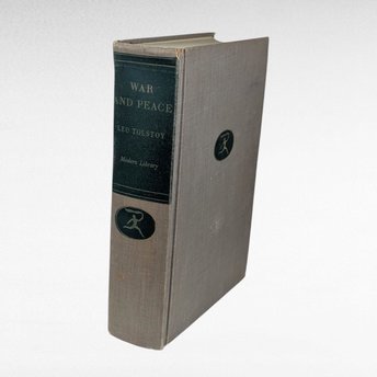 Vintage Modern Library War and Peace, Leo Tolstoy Hardcover, Classic Literature Gift, Antique World Literature
