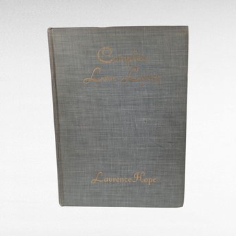 1943 Complete Love Lyrics Laurence Hope Hardcover Poetry Bryan Shaw Illustrations