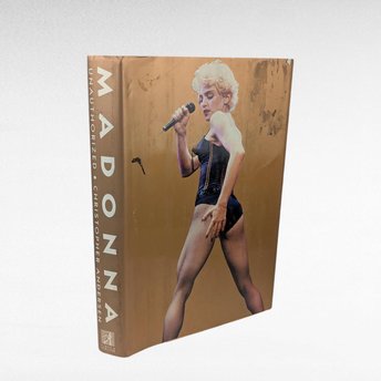 Vintage 1991 Madonna Unauthorized Biography Hardcover Book Christopher Andersen Pop Culture Icon Gift for Music Fans, Celebrity History