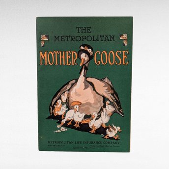 Vintage Metropolitan Mother Goose Book, Illustrated by Emma Clark, Nursery Rhymes, Collectible Children's Book