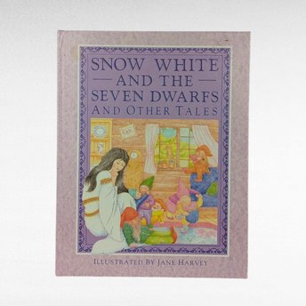 1988 Snow White Book, Jane Harvey Illustrations, Vintage Fairy Tales, Gift for Kids, Classic Storybook