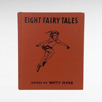 1938 Eight Fairy Tales Watty Piper, Antique Children's Book, Kate Cox Goddard, Illustrated Stories, Collectible Fairytales