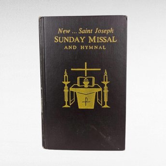 Vintage 1968 New Saint Joseph Sunday Missal Hymnal, Catholic Mass Book, English Liturgy, Vatican II Era