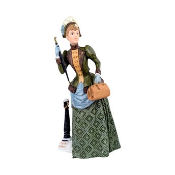 1987 Avon Mrs. Albee Lady Figurine Award, Vintage Avon Collectible, Gift for Avon Representative, Home Decor