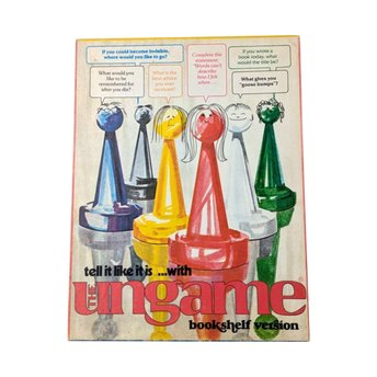 Vintage 1975 The Ungame Bookshelf Edition, Complete with Pieces & Instructions, Retro Board Game, Conversation Starter, Gift for Game Lovers