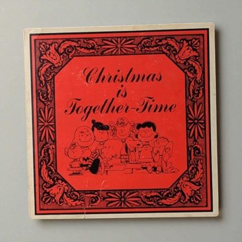 1964 Peanuts Christmas is Together Time Book, Vintage Charles Schulz Book, Collectible Peanuts Book, Holiday Gift, Nostalgic Christmas