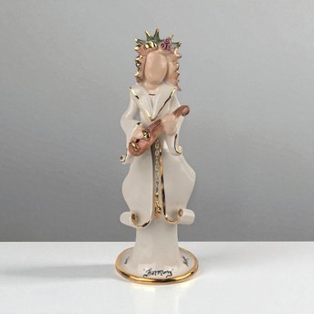2001 Blue Sky Clayworks Heather Goldminc "Harmony" Candle Holder, Vintage Ceramic Figurine, Home Accent