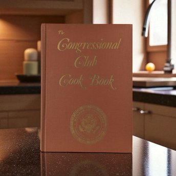 1982 The Congressional Club Cook Book, Hardcover, Washington D.C. Culinary History