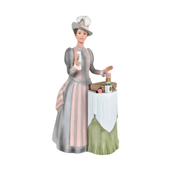 1984 Avon Mrs. Albee Award Figurine, Vintage Avon Collectible, Woman with Perfume, Sales Achievement Award, Ceramic