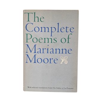 The Complete Poems of Marianne Moore 1967 Hardcover, Vintage American Poetry Book with Dust Jacket, Modernist Literature