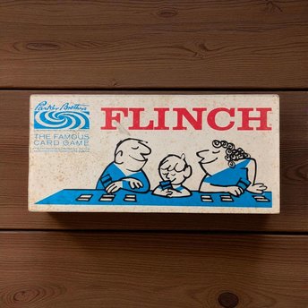 1963 Parker Brothers Flinch Card Game, Vintage Card Game, Family Game, Matching Game, Collectible Game, Retro Game