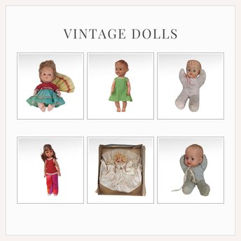 Vintage Doll Lot: Lady Alice Bride Doll, Plastic Dolls, Eegee Doll, Baby Dolls - Collectible Dolls, Retro Toys, Gift for Doll Collector