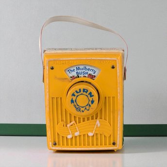 Vintage Fisher Price Pocket Radio, Toy Radio, Musical Toy, Retro Toy, Gift for Child, Nostalgic Toy, Collectible Toy