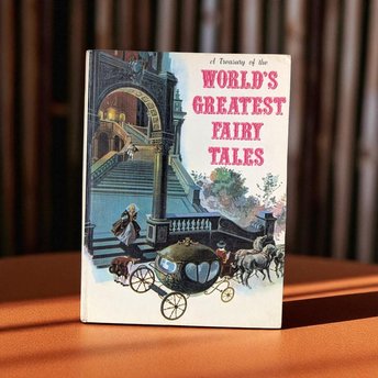 1972 World's Greatest Fairy Tales Hardcover, Helen Hyman Adaptations, Illustrated Classic Stories, Collectible Book, Gift for Fantasy Lover