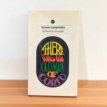 Vintage 1967 Some Limericks by Norman Douglas, Grove Press Hardcover, Humorous Poetry Book with Psychedelic Cover, Funny Gag Gift Book