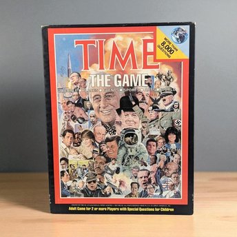 Vintage 1983 Time Magazine Trivia Board Game, Complete, Retro Game, Family Game Night, 80s Nostalgia, Gift for Trivia Buff