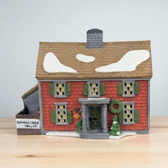 Vintage 1990 Shingle Creek House: Department 56 Heritage Village Building
