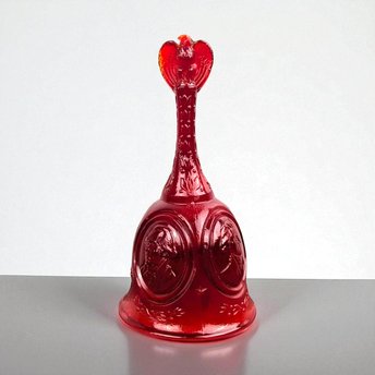 Vintage Fenton Art Glass Bicentennial Bell: 1976 USA Commemorative