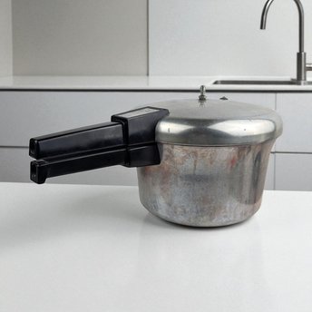 Vintage Presto 4-Quart Pressure Cooker: Complete Set with Weight, Tray & Recipes