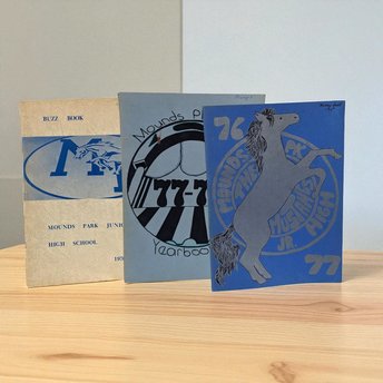 Vintage Mounds Park Jr. High School Yearbook - St. Paul Minnesota 1970s