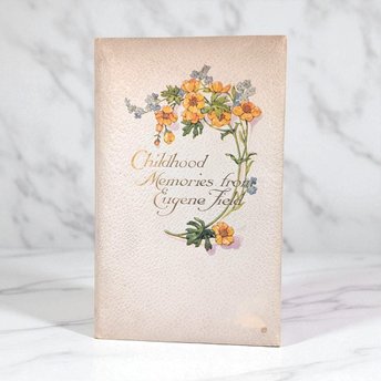 Vintage Eugene Field Poetry Book: Cupples & Leon Floral Decor