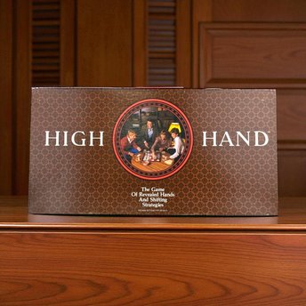 Vintage 1984 High Hand Board Game: Milton Bradley Family Game