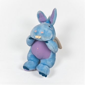 Vintage 1984 Wuzzles Plush: Hasbro Softies Hoppopotamus Toy