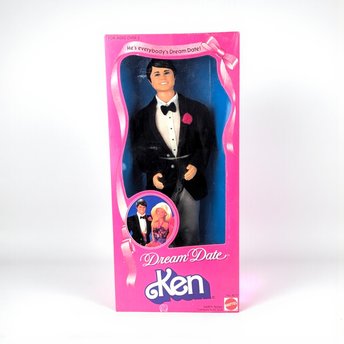 Vintage 1982 Dream Date Ken Doll: Mattel Barbie Fashion Doll in Box